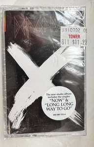 Def Leppard X cassette USA Brand New Sealed - Picture 1 of 3