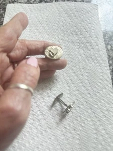 Plymouth Devil Hearts Cuff Links Vintage 70’s Dealer Automotive - Picture 1 of 2