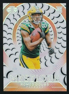 2022 Panini Illusions #M-37 Romeo Doubs Mystique Orange Rookie RC Packers - Image 1 of 2
