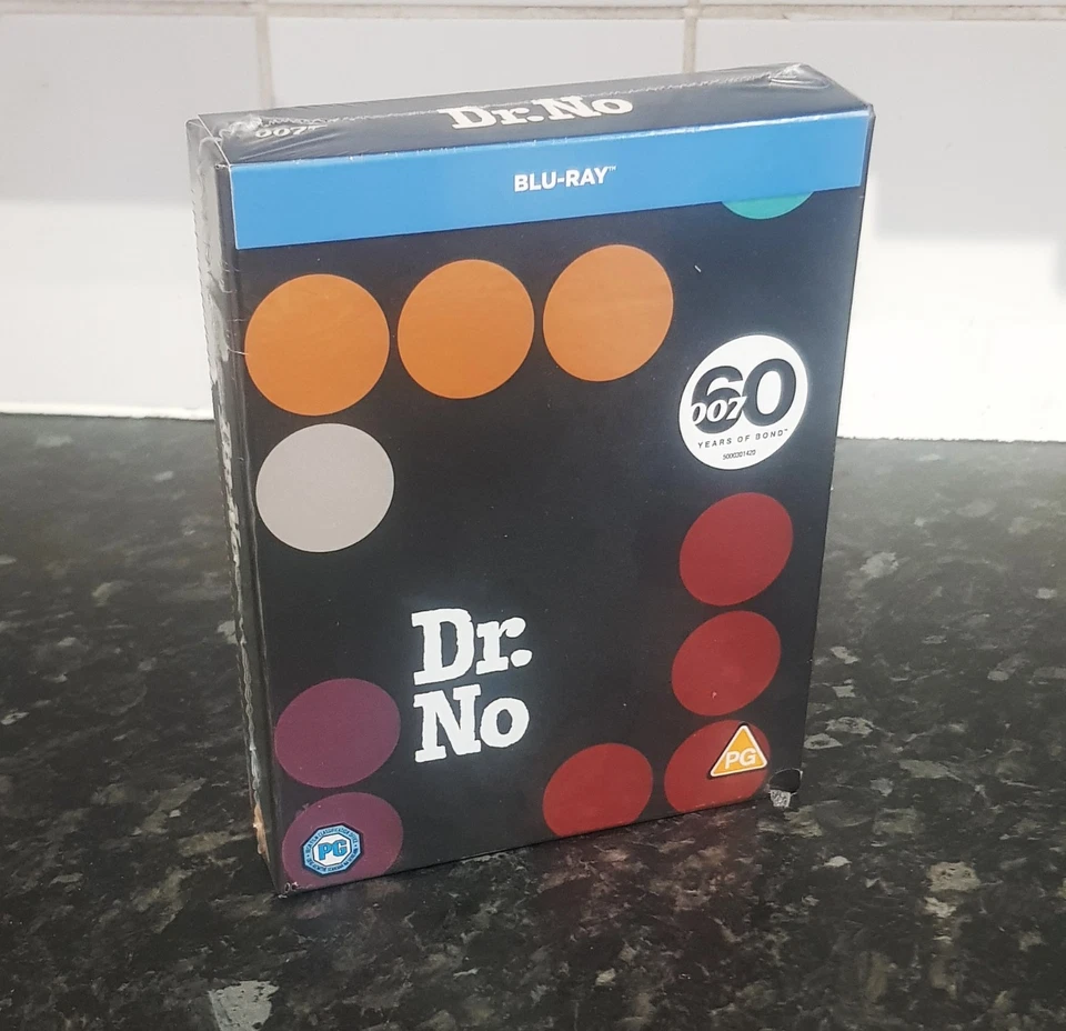 Dr No. 60th Anniversary Special Edition with Steelbook Blu-ray James Bond Set - Image 1 of 1