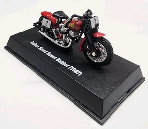 New Ray Red/Black 1947 Indian Sport Scout Babber 1/32 Diecast/Plastic Motorcycle - Picture 1 of 10