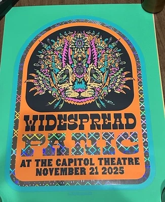 Póster de papel aluminio Widespread Panic Capitol Theatre 2025 noche 1 Foto 1 de 3