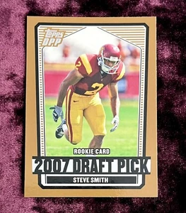 Steve Smith 2007 Topps Draft Pick RC Gold #122 MINT USC Rookie Jersey Giants SP - Picture 1 of 4