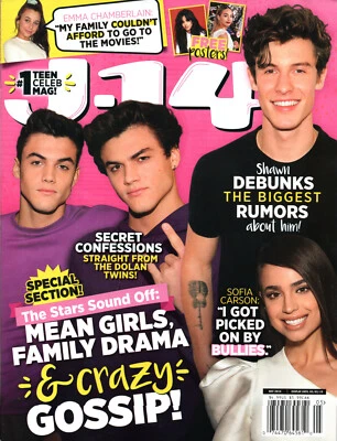 J-14 Magazine May 2019 The Dolan Twins Shawn Mendes w/ BTS 5SOS Posters - Image 1 of 4
