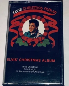 Elvis Presley Christmas Album Holiday Music Cassette 1P12 - Picture 1 of 6