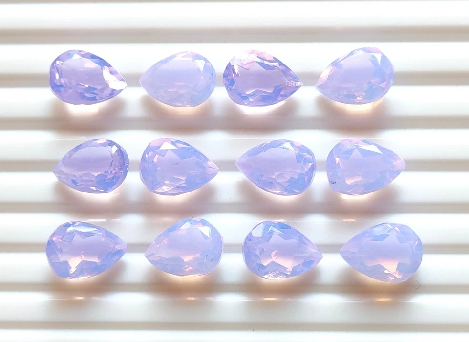 Superb Lavender Quartz Faceted Cut Pear Shape Gemstone Wholesale Loose Gemstone - Image 1 of 4