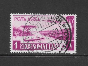 SOMALIA SCOTT C22 USED F/VF - 1950 1s LIL ROSE AIRMAIL ISSUE - Picture 1 of 2