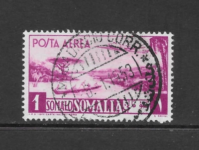 索马里斯科特 C22 二手 F/VF - 1950 1 年代 LIL 玫瑰航空邮件 — 第 1/2 张图片