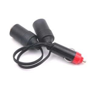 Auto Car Cigarette Lighter Splitter Charger Plug Socket Adapter Dual Port M/F - Zdjęcie 1 z 7