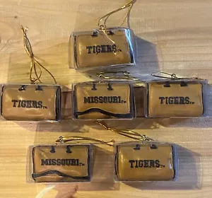 Mizzou Missouri Tigers Christmas Ornaments Football Basketball Duffel NEW 6 - Picture 1 of 5