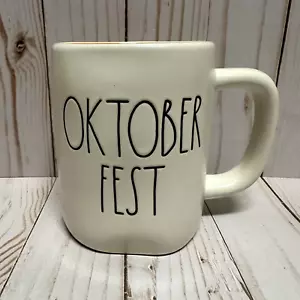Rae Dunn Halloween Tasse Oktober Fest Herbst orange großer Schriftzug - Bild 1 von 7