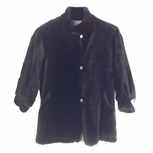 Vintage 73209 Luxurious Elements, Reversible Artificial Fur, Women L, Coat USA - Picture 1 of 8