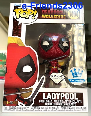 Original Funko 1404 LADYPOOL DIAMOND Deadpool & Wolverine - Exclusive MINT - Immagine 1 di 4