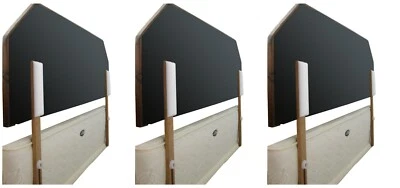 Headboard strut Adhesive pad wall fixings 6 pack with Bed Buffers.