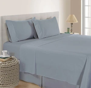 100% Tencel Eucalyptus Lyocell Sheets Queen 4pc Set Ultra Soft Cooling & Natural - Picture 1 of 5