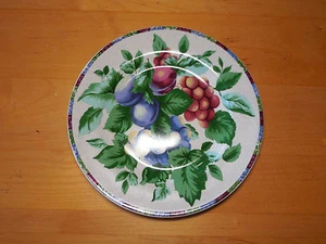 Sakura SONOMA Salad Plates 8 1/4" 4 asst designs Fruit 1 ea  20 available - Picture 1 of 6