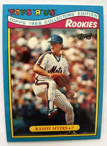 1988 Topps Toys "R" Us Rookies #21 Randy Myers - New York Mets