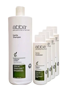 ABBA Pure Gentle Shampoo & Conditioner Pack of 5 - Picture 1 of 8