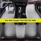 Maßgeschneiderte 3D Auto Fußmatten für Mini Cooper F55 F56 F57 R56 Innenraum Auto Teppiche