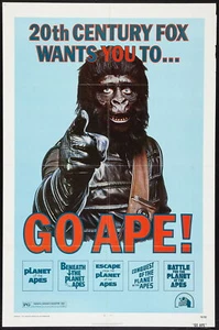 72626 PLANET OF THE APES Movie Rare Charlton Heston Wall 24x18 POSTER Print - Picture 1 of 7