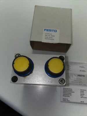 FESTO T-5/3-1/4 4578 Pushbutton Valve Tasterventil New In Box - Image 1 of 4