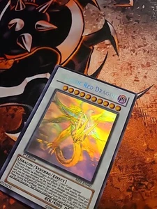 Yu-Gi-Oh! Absolute Powerforce Majestic Red Dragon ABPF-EN040 Ghost 1st Ed - Picture 1 of 7