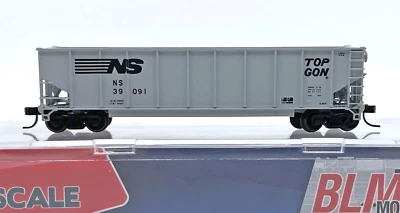 N BLMA MODELS 10089 TOPGON COAL CAR NORFOLK SOUTHERN NS # 39091 MISSING SUPPORT - Image 1 of 2