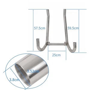 For BMW R75 R80 R90 R100 Front Exhaust Pipe Header Stainless 38MM USA - Foto 1 di 20