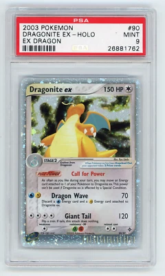 Pokemon Dragonite ex 90 EX Dragon Ultra Rare Holo PSA 9 MINT - Image 1 of 2