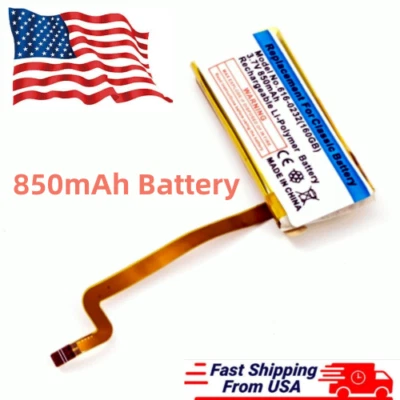 Batería de repuesto 850 mAh iPod Classic 5ta 6ta generación A1238 A1136 gruesa Foto 1 de 4