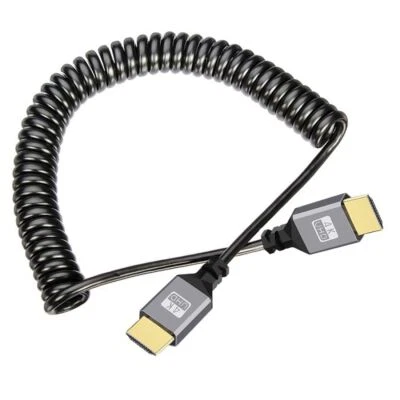Jimier HDMI Stretch Coiled Cable HDMI 2.0 Male to Male 4K 60hz Extension Cable - Image 1 of 4