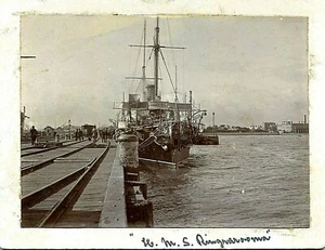 [MARITIME] H.M.S. Ringarooma - Photo circa 1890s - Bild 1 von 1