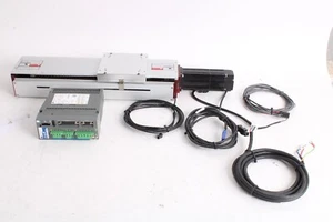 Dynamic Motor DYN4-L01A2-00 W/ 640-DST-A6HKB Servo Drive & Linear Slide 20-1/8 - Picture 1 of 12