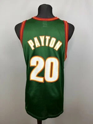 西雅图超级人物加里·佩顿球衣 NBA 篮球冠军男式 XL 码 — 第 1/4 张图片