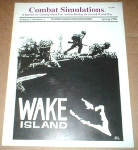 COMBAT SIMULATIONS vol.II #3 : WAKE ISLAND - WWII small units actions wargaming - Picture 1 of 1