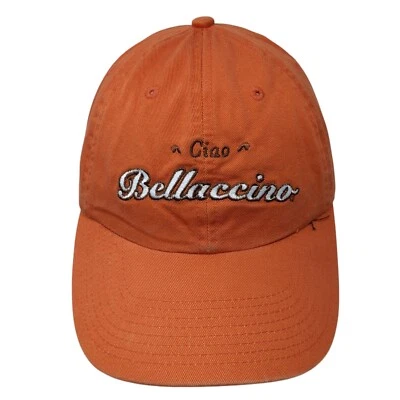 Ciao Bellacino Slideback Hat Orange One Size Embroidered Fahrenheit - Image 1 of 4