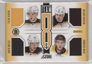 2013 Score Team 8s Jerseys Dougie Hamilton Ryan Spooner Brad Marchand Rookie RC
