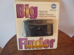 Minolta Camera Vtg F10BF Big Finder Auto Flash Point & Shoot Factory Sealed NOS - Picture 1 of 12