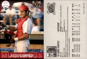 Jose Cortez 2003 Batavia Muckdogs #15 Card *AutographDen*