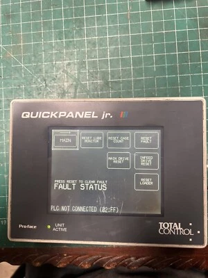 TCP QPJ1D100S2P Quickpanel Jr. Operator Terminal 5" Screen 24VDC  - Image 1 of 4