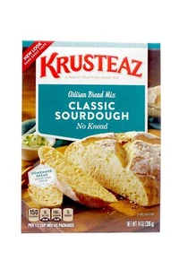 Krusteaz Classic Sourdough Bread Mix 14 Ounce Pack of 2 for Bread Machines - Picture 1 of 2