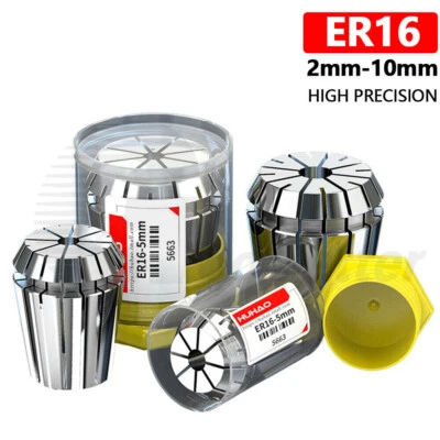Spring Collet ER16 2-10mm Workholding for CNC, Milling Machine, Lathe, Drilling - Image 1 of 4