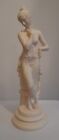 Persephone, Maiden Of Spring, Dancer, Greek Alabaster Lady Statue Figurine, 25Cm