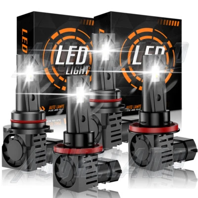 For Peterbilt 567 Base Straight/Tractor Truck 2019-2023 LED Headlight Bulbs Kit - Image 1 of 4