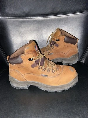 Botas de Trabajo Red Wing FlexBond Impermeables Puntera de Acero 2327 Mujer’s 9B Cuero Marrón Foto 1 de 4