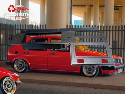 Volkswagen Rabbit GL Dash Cluster Radio Surround Trim Panel 175857061 1981-1984 - Image 1 of 4