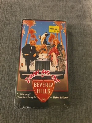Down and Out in Beverly Hills - VHS - Nick Nolte - Bette Midler - Sealed  - Image 1 of 3