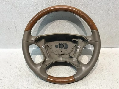03-09 Volante Mercedes Benz W209 R230 SL500 cuero beige madera OEM Foto 1 de 4