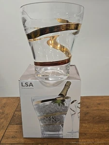 LSA International Malika Grand Stunning Ice Bucket With Original Box - Picture 1 of 13