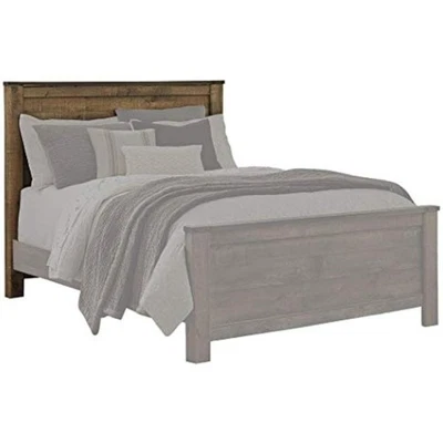 Cabeceira painel rústico Trinell, queen, marrom quente - Imagem 1 de 4